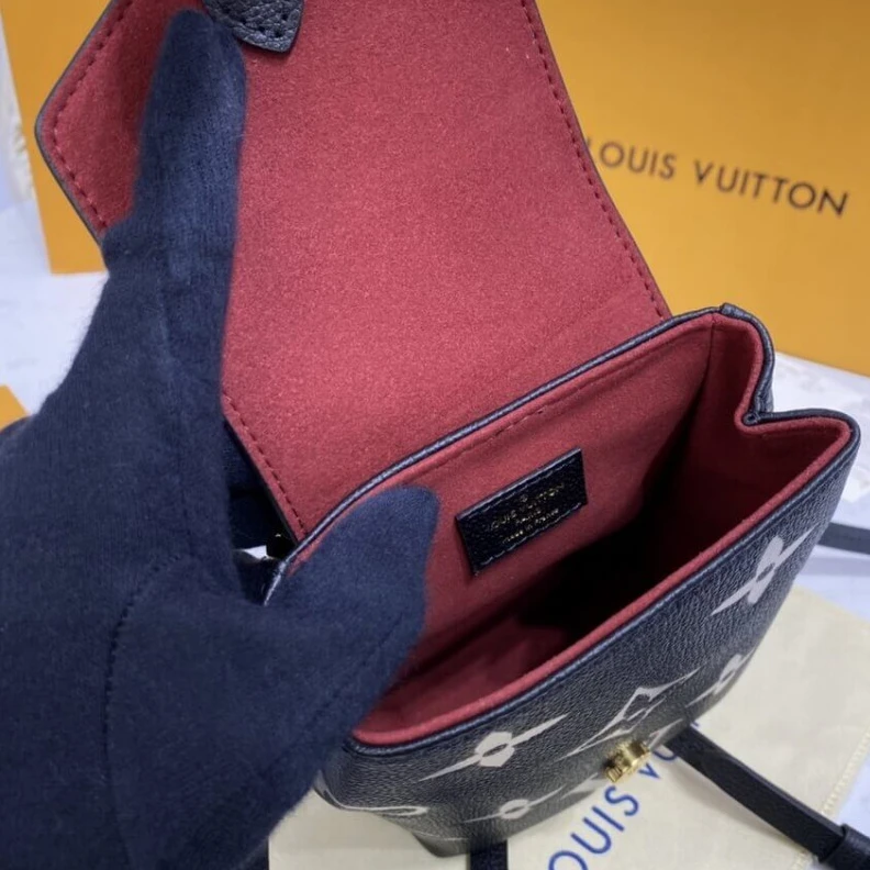 Replica bags Strap: Re Louis Vuitton Tiny Mini Backpack Black