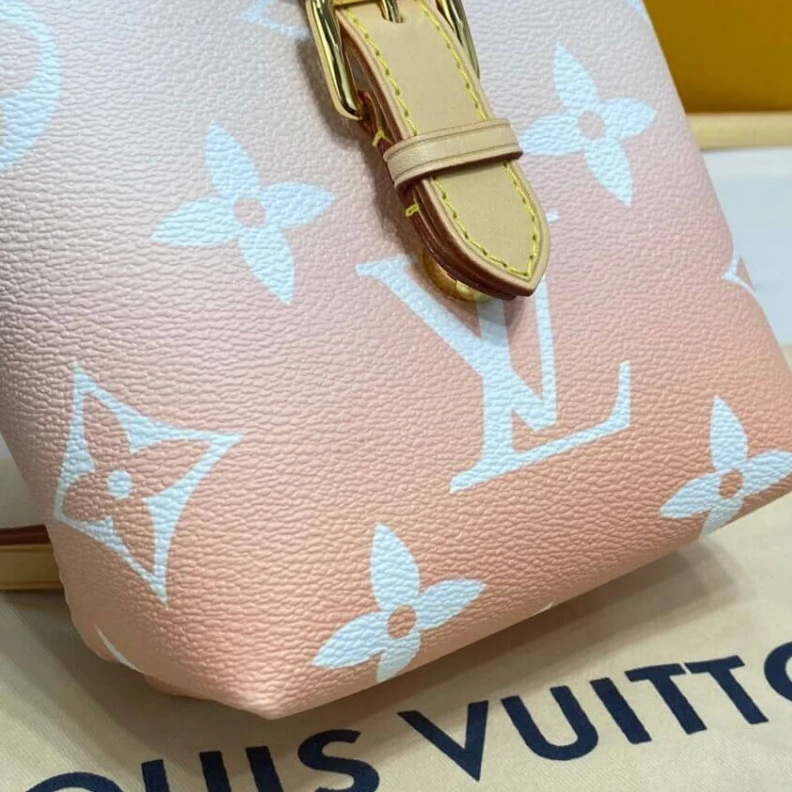 Replica bags lv Zipped ba Louis Vuitton Tiny Mini Backpack Mist Gray