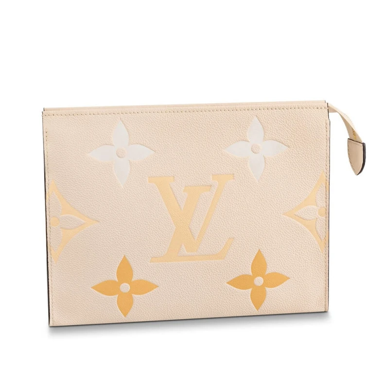 25 x 20 x Louis Vuitton Toiletry Pouch 26 Cream Saffron