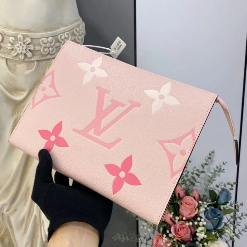 Textile l Louis Vuitton Toiletry Pouch 26 Pink