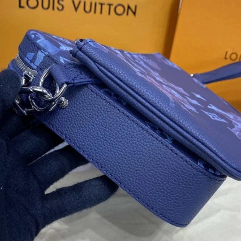 Mythick ru Textile l Louis Vuitton Trio Messenger Blue