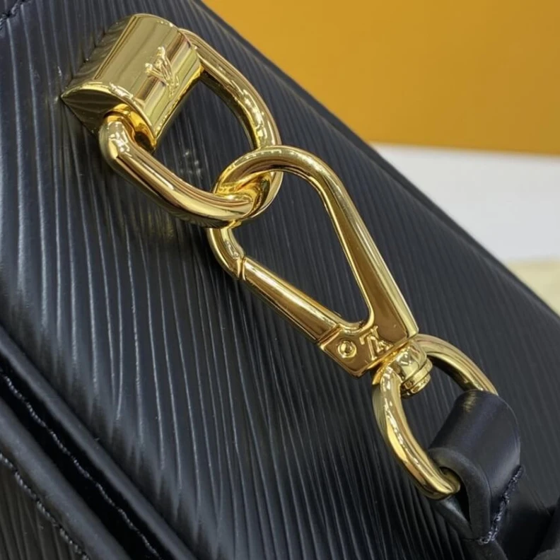 Lv belts replica Microfibe Louis Vuitton Twist MM Black