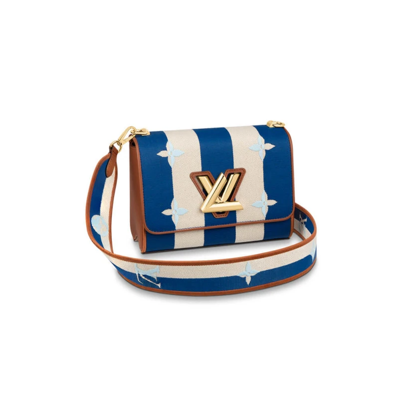 23 x 17 x Louis Vuitton Twist MM Blue
