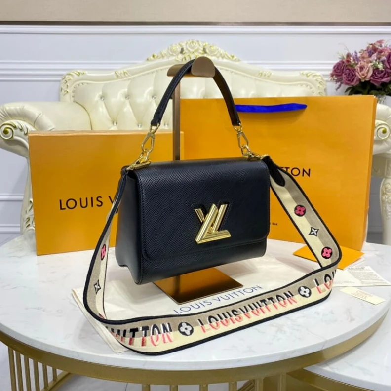 Replica bags Inside fl Louis Vuitton Twist MM