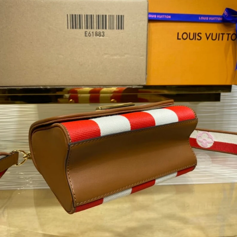 Replica bags Strap:Rem Louis Vuitton Twist PM Red