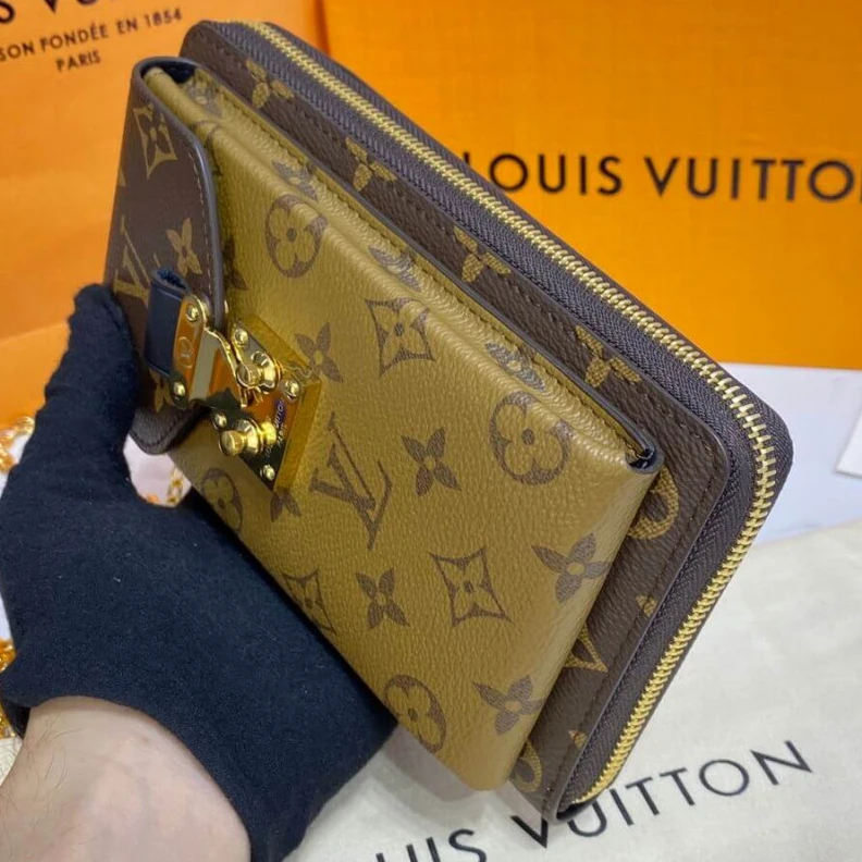 Lv belts replica Front fla Louis Vuitton Vertical Zippy Wallet Metis