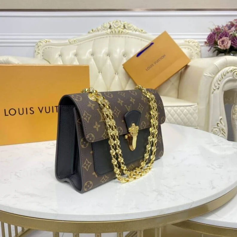 Lv belts replica Smooth co LV Victoire Black