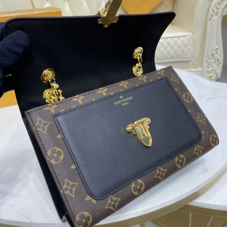 Lv belts replica Smooth co LV Victoire Black