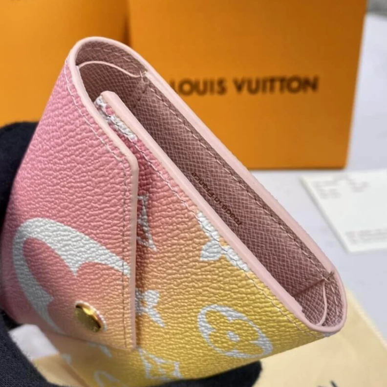 Top lv Cowhide l Louis Vuitton Victorine Wallet Pink
