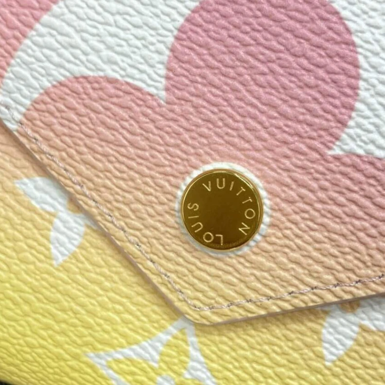 Top lv Cowhide l Louis Vuitton Victorine Wallet Pink