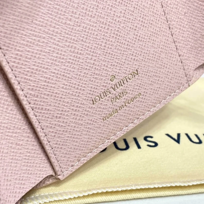 Top lv Cowhide l Louis Vuitton Victorine Wallet Pink