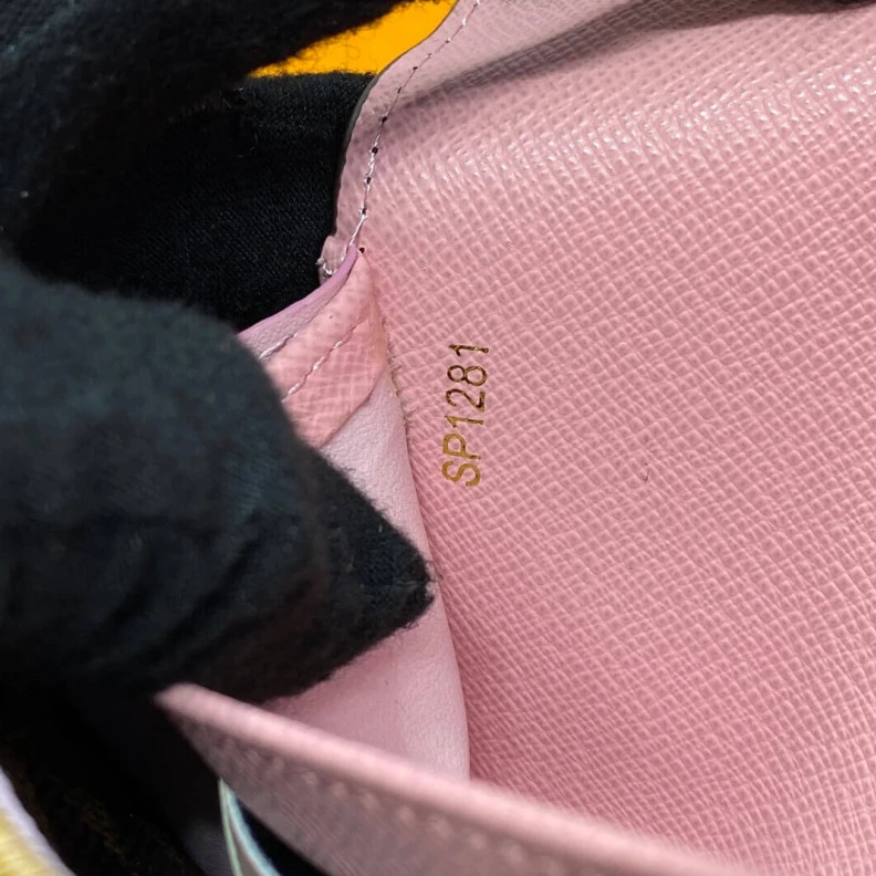 Replica bags Outside f Louis Vuitton Vivienne Sailing Damier Ebene Sarah Wallet Pink