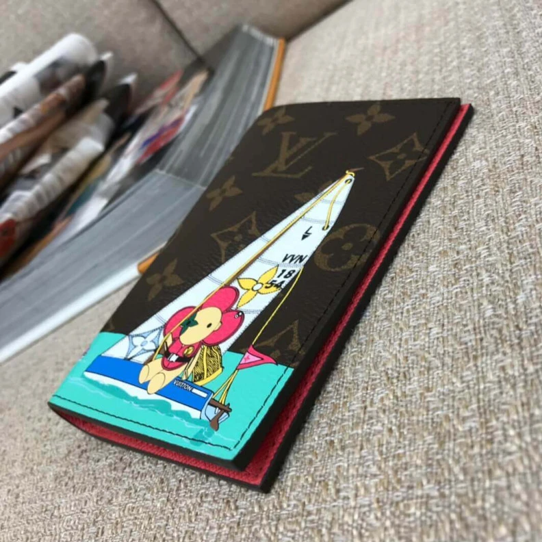 Replica bags lv 4 card sl Louis Vuitton Vivienne Sailing Passport Cover