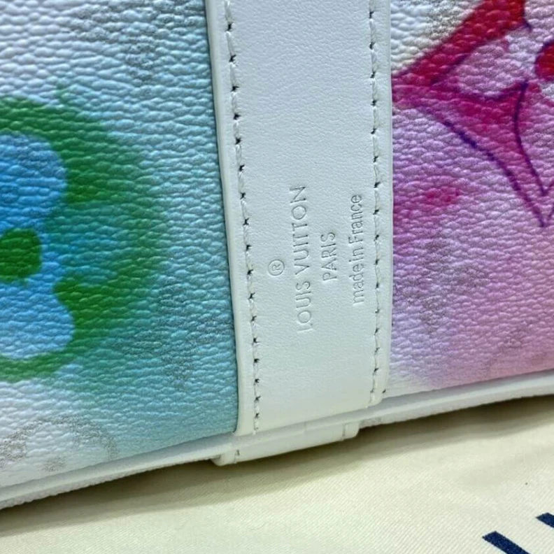 Top lv Strap Dro Louis Vuitton Watercolor Keepall Bandouliere 50