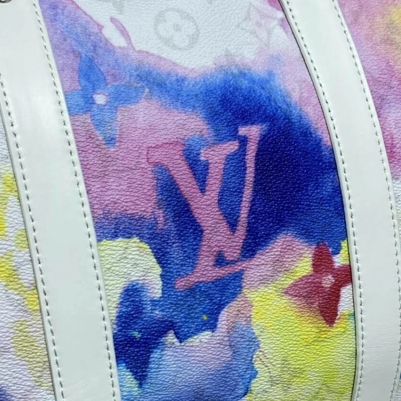 Top lv Strap Dro Louis Vuitton Watercolor Keepall Bandouliere 50