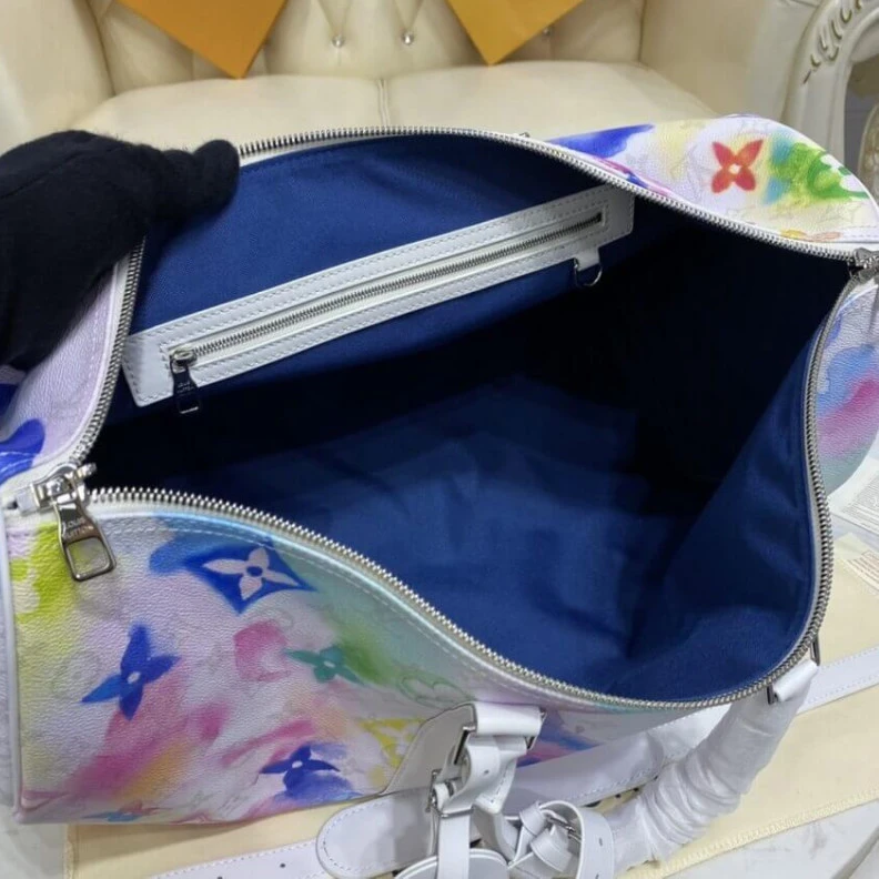 Top lv Strap Dro Louis Vuitton Watercolor Keepall Bandouliere 50