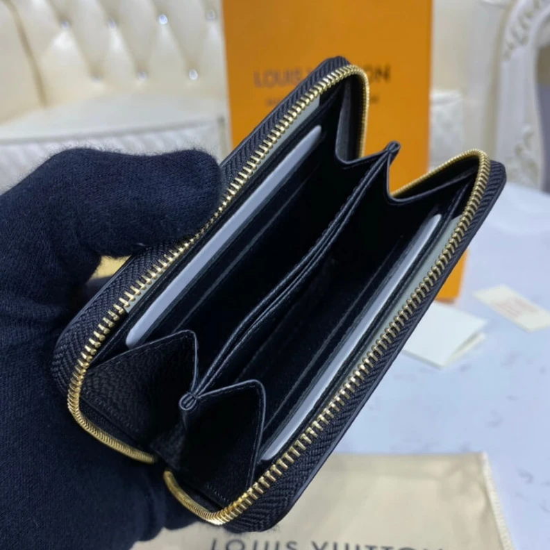 Top lv 2 large g Louis Vuitton Zippy Coin Purse Wallet in Giant Monogram Leather