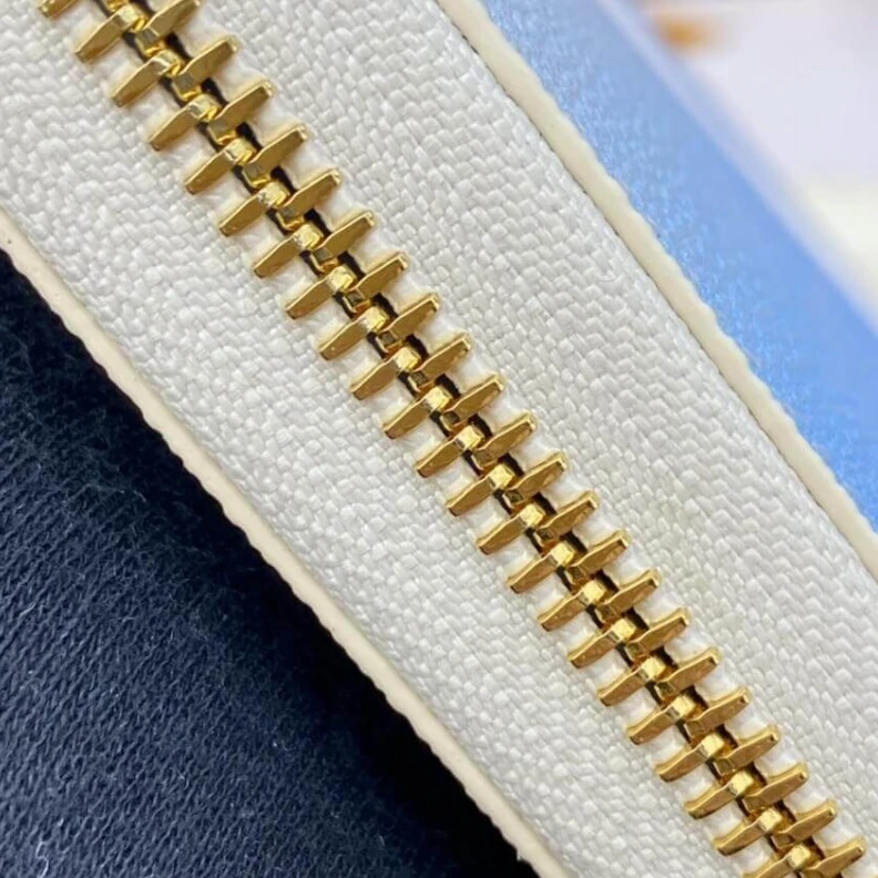 Replica bags 12 card s Louis Vuitton Zippy Wallet Blue