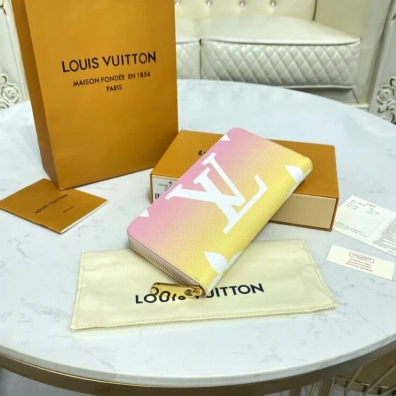 Replica bag Monogram Louis Vuitton Zippy Wallet Pink