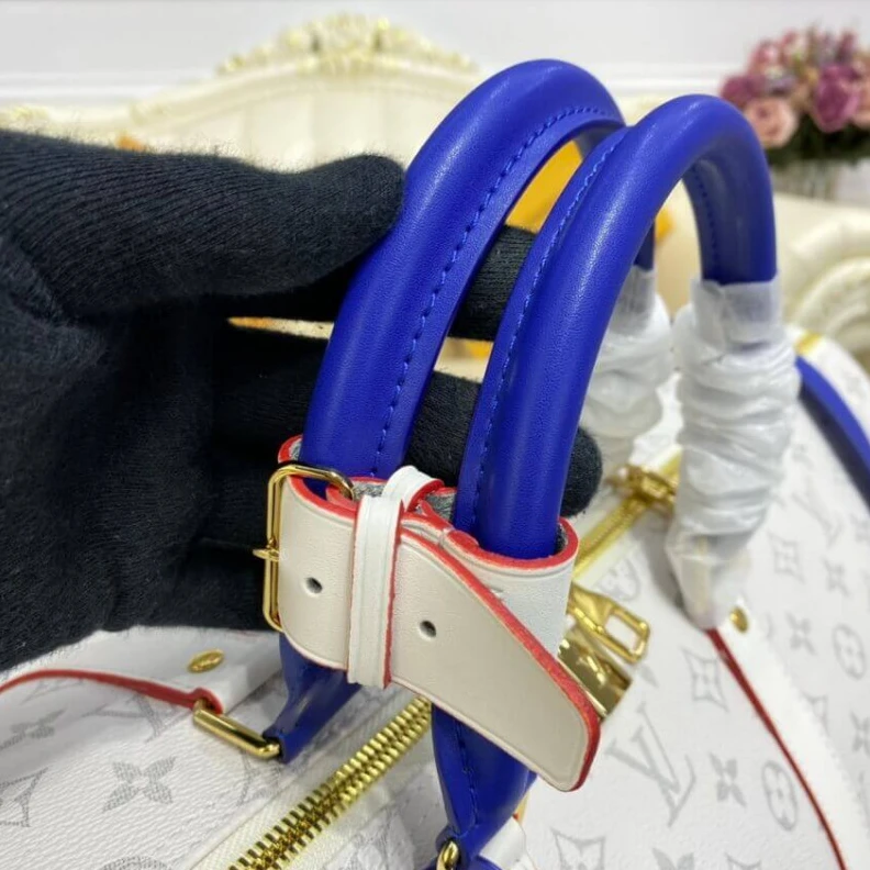 Replica bags Inside zi Louis Vuitton x NBA Monogram Canvas Basketball Keepall 55 Bag Antarctica