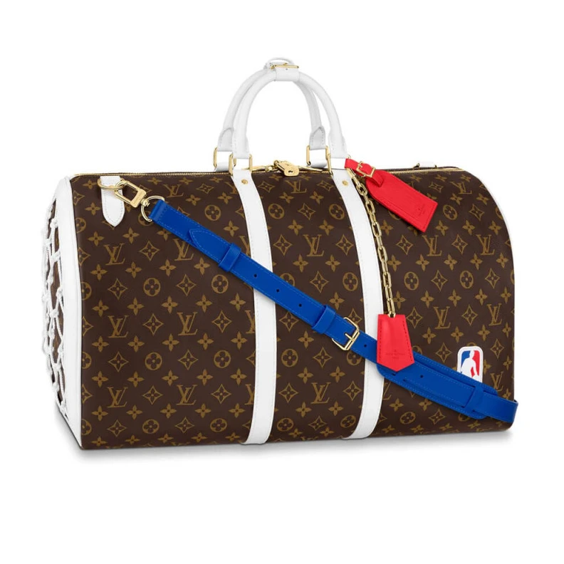 Mythick Flap syst Louis Vuitton x NBA Monogram Canvas Basketball Keepall 55 Bag