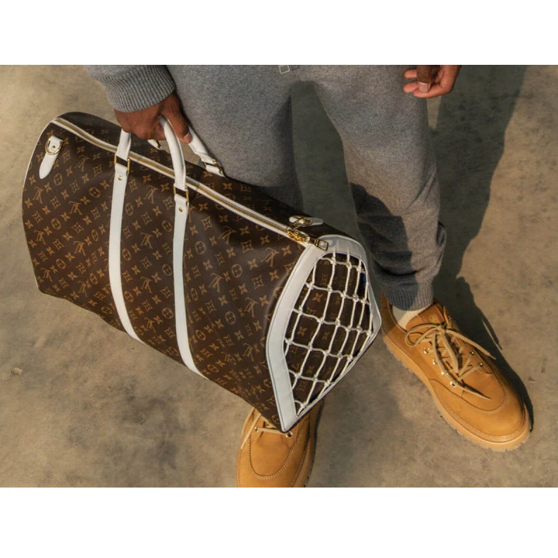 Mythick Flap syst Louis Vuitton x NBA Monogram Canvas Basketball Keepall 55 Bag