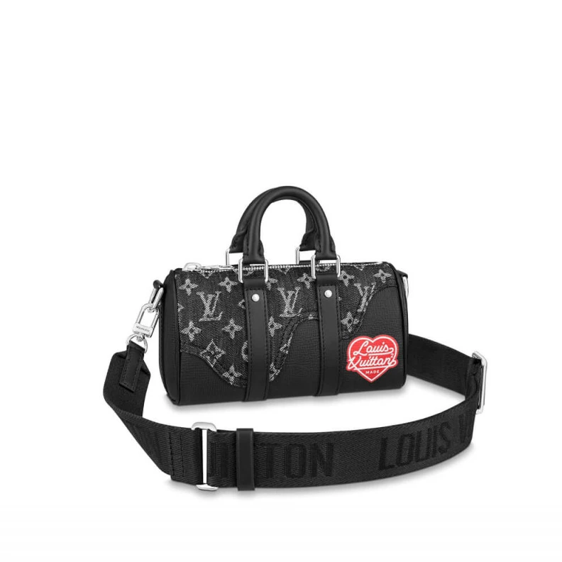Strap dro Louis Vuitton x Nigo Keepall XS Black