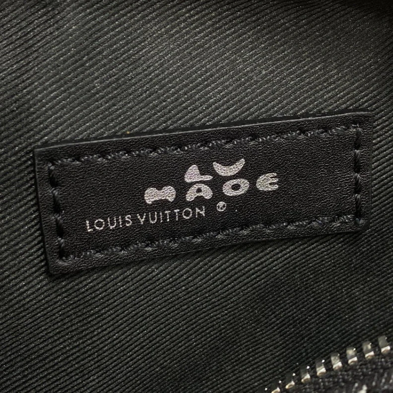 Mythick ru Strap dro Louis Vuitton x Nigo Keepall XS Black