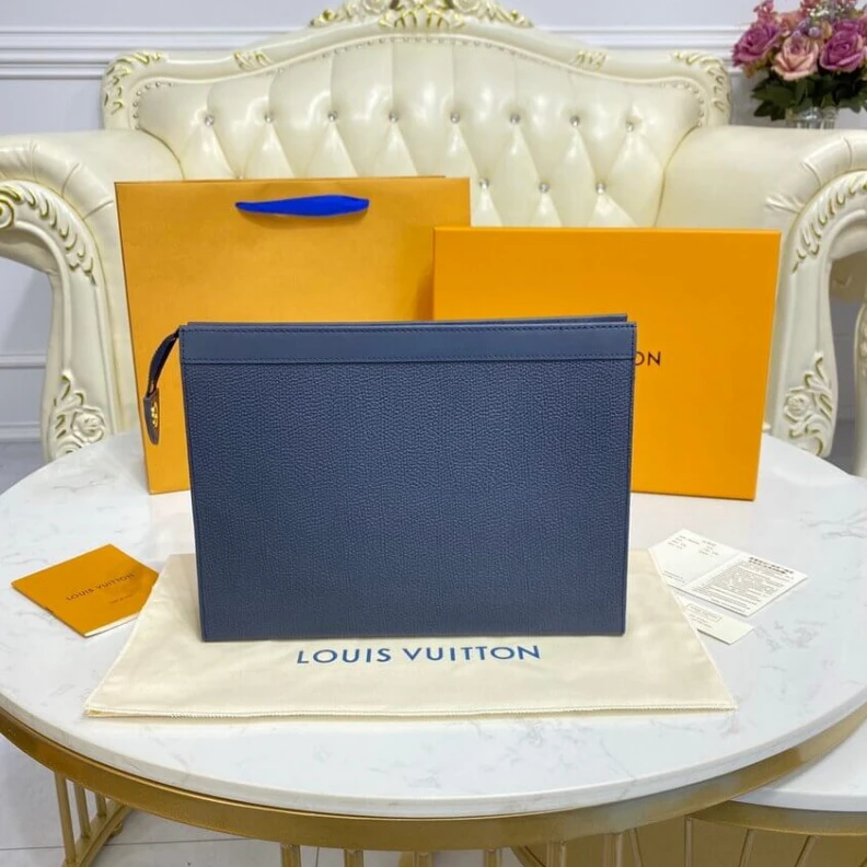 Mythick Goldcolor Louis Vuitton x Nigo Pochette Voyage MM Blue