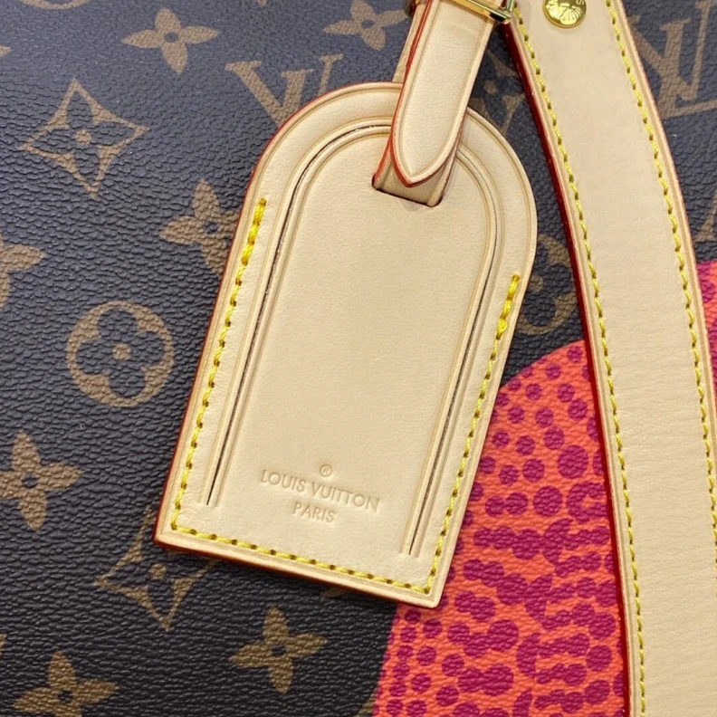 Mythick Cowhidele Louis Vuitton x Yayoi Kusama Keepall 45