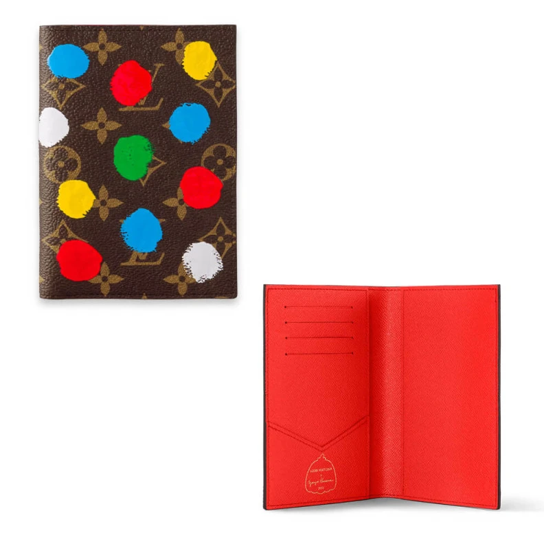 The LVxYK Louis Vuitton x Yayoi Kusama Passport Cover