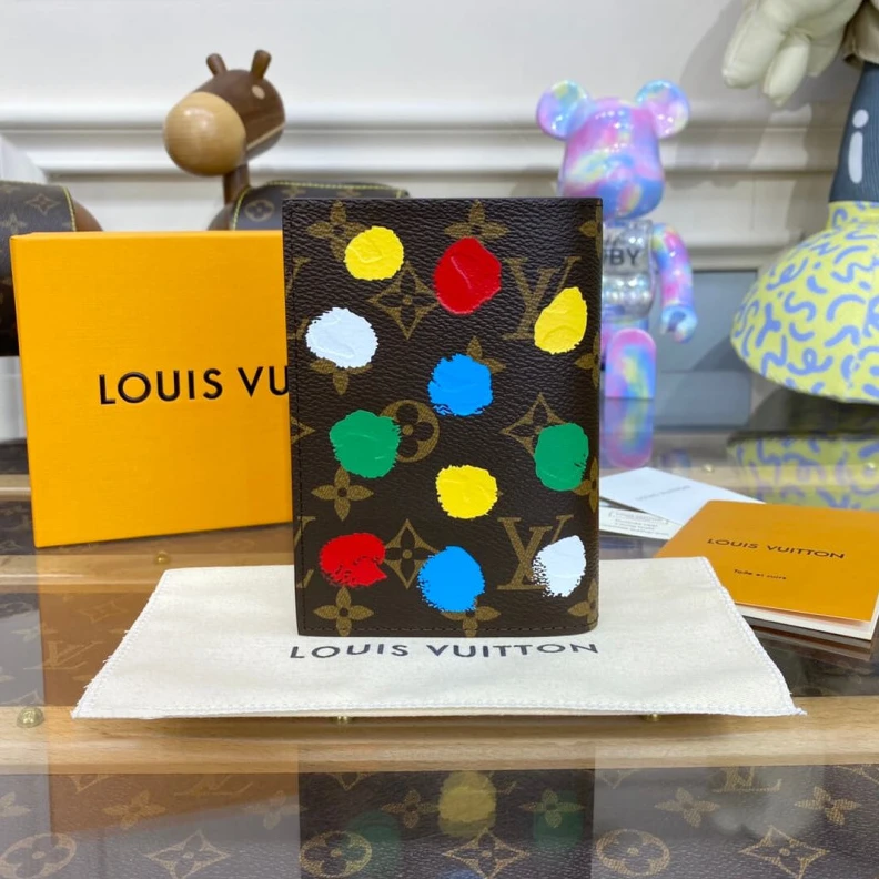 Lv belts replica The LVxYK Louis Vuitton x Yayoi Kusama Passport Cover
