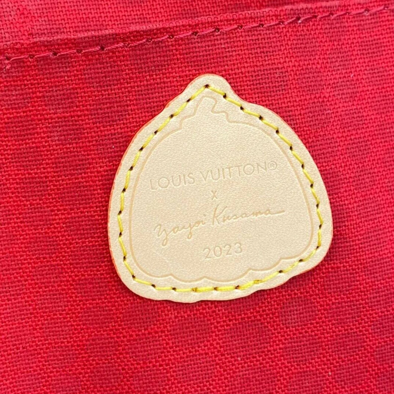 Top lv Goldcolor Louis Vuitton x Yayoi Kusama Petit Sac Plat