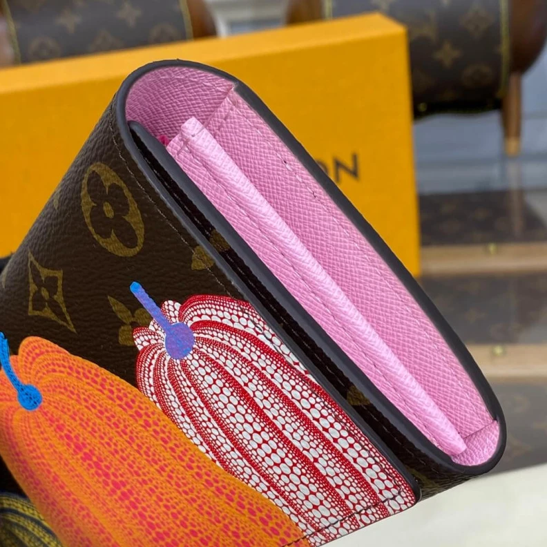 Replica bags 2 large g Louis Vuitton x Yayoi Kusama Sarah Wallet