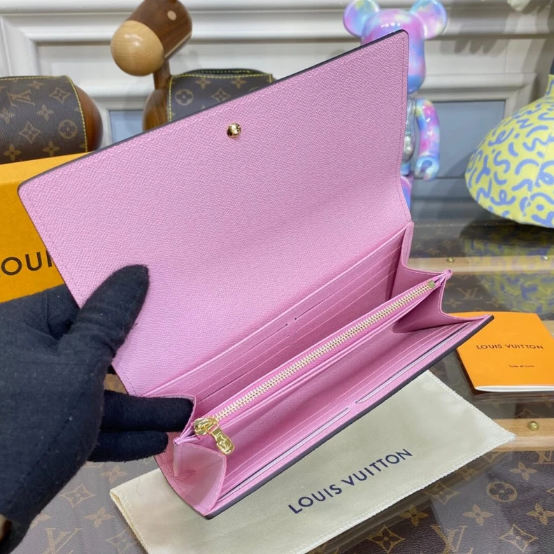 Replica bags 2 large g Louis Vuitton x Yayoi Kusama Sarah Wallet