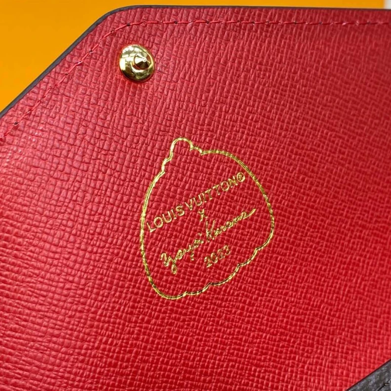 Mythick Zipped co Louis Vuitton x Yayoi Kusama Sarah Wallet