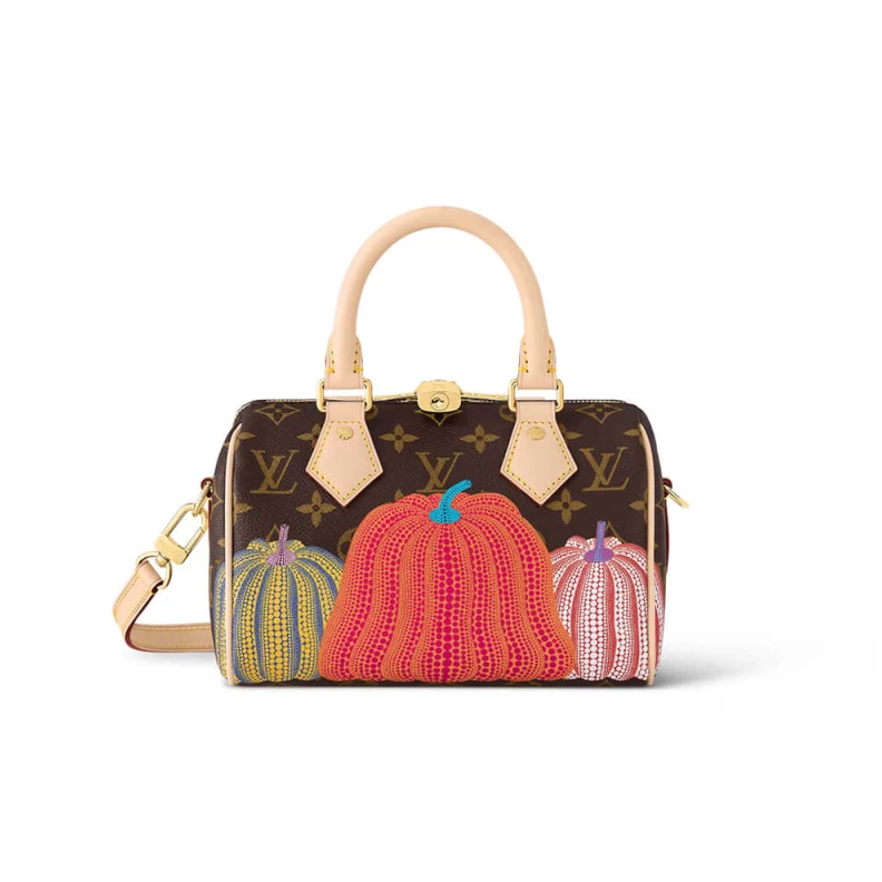 Strap:Rem Louis Vuitton x Yayoi Kusama Speedy Bandouliere 20