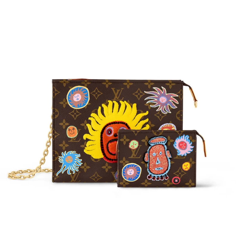 Chain:Rem Louis Vuitton x Yayoi Kusama Toiletry Pouch On Chain
