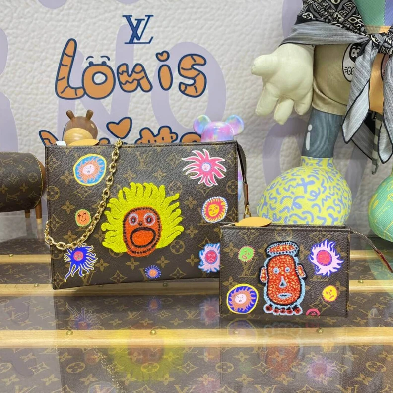 Louis vuitton locations Chain:Rem Louis Vuitton x Yayoi Kusama Toiletry Pouch On Chain