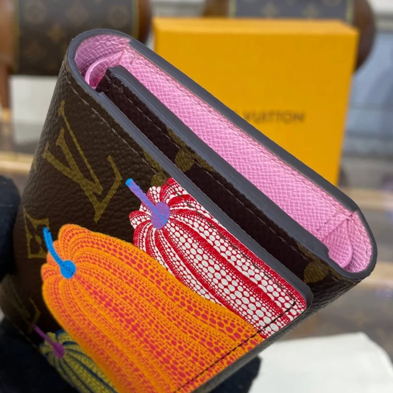 Replica bags Zipped co Louis Vuitton x Yayoi Kusama Victorine Wallet