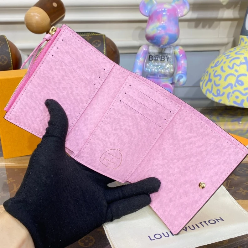 Replica bags Zipped co Louis Vuitton x Yayoi Kusama Victorine Wallet