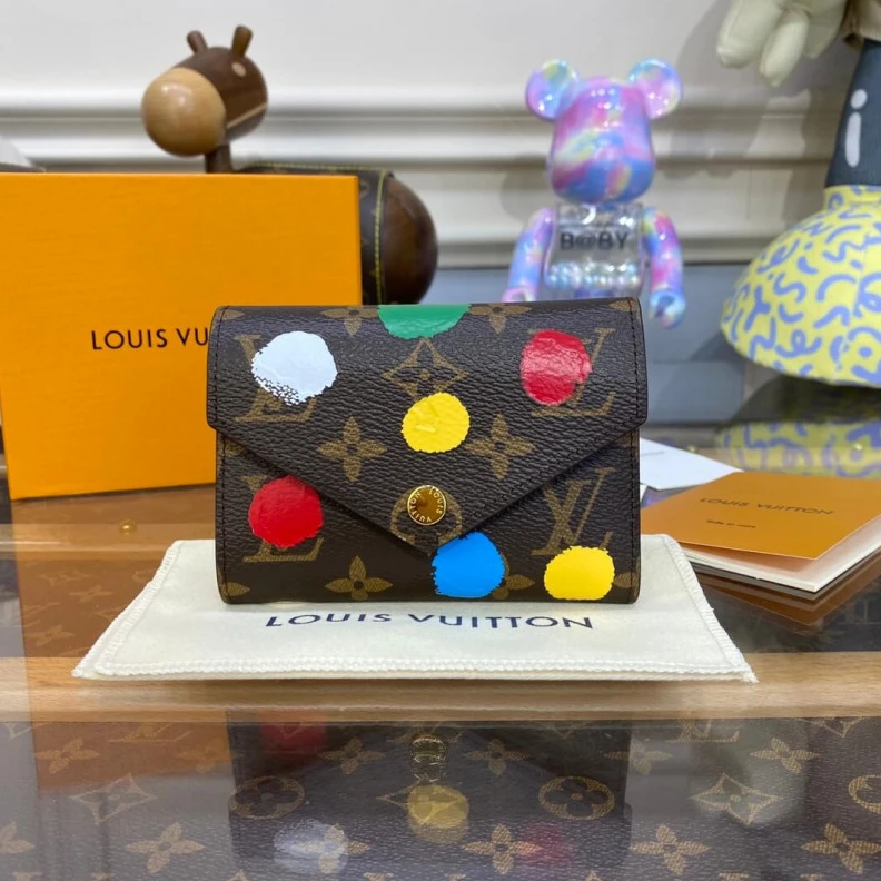 Mythick Colorful d Louis Vuitton x Yayoi Kusama Victorine Wallet