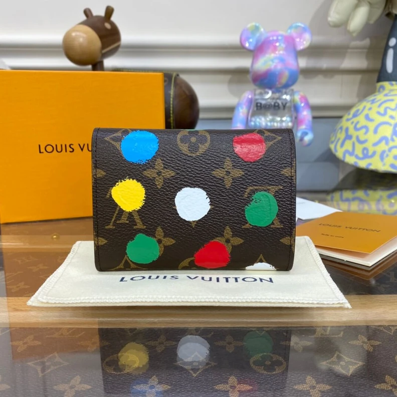 Mythick Colorful d Louis Vuitton x Yayoi Kusama Victorine Wallet
