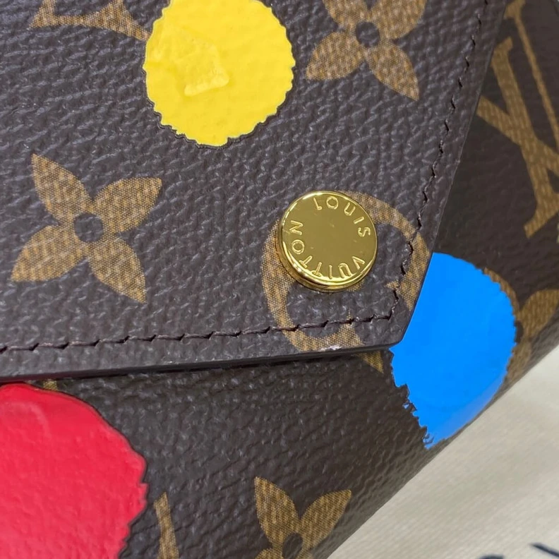Mythick Colorful d Louis Vuitton x Yayoi Kusama Victorine Wallet