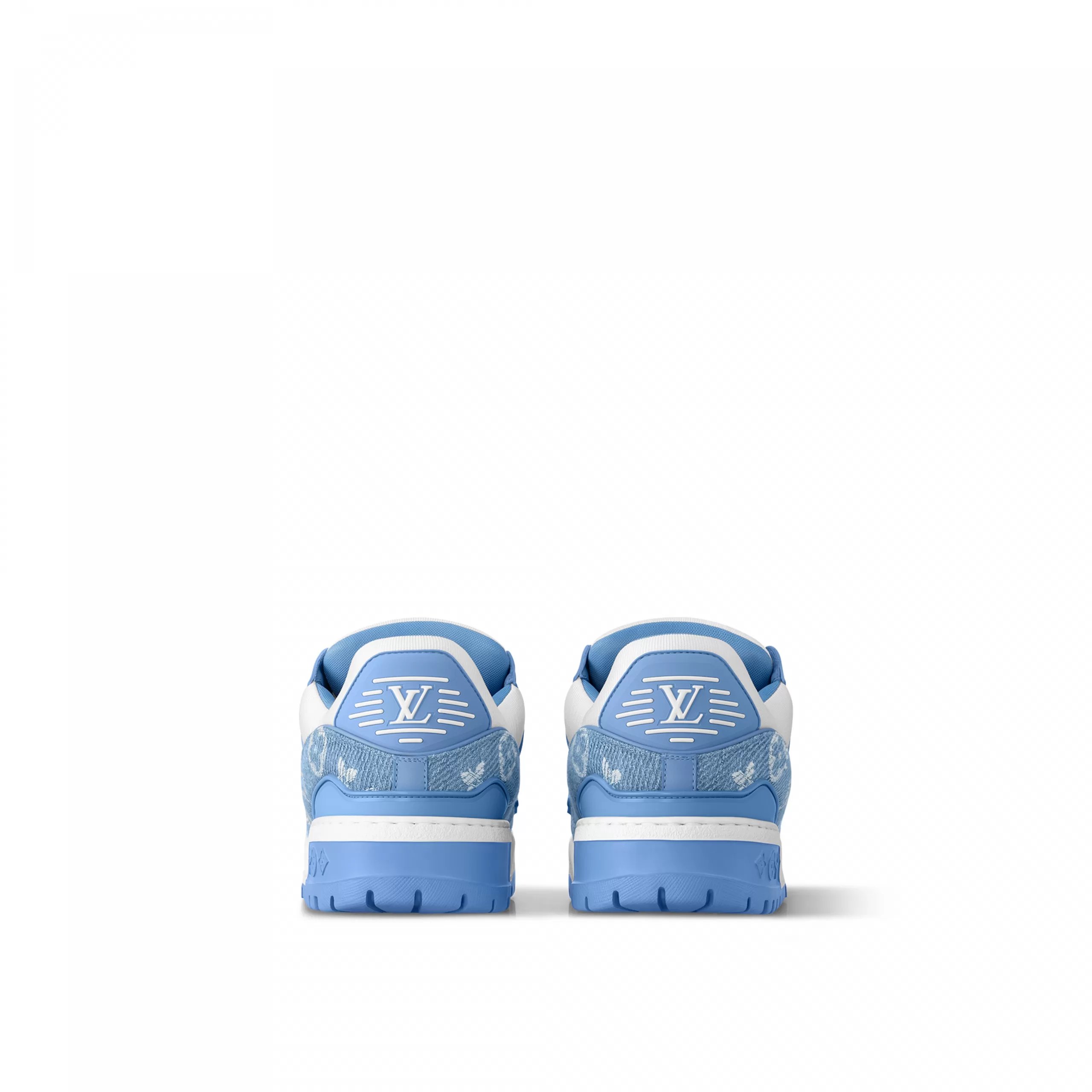 Mythick ru Louis Vuitton 1ACWHW LV Trainer Maxi Sneaker Denim Blue