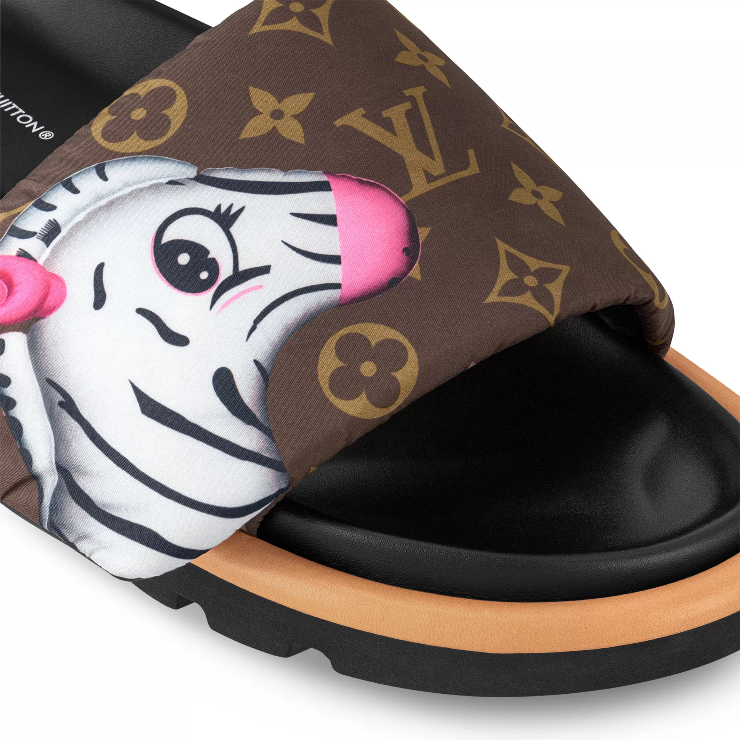 Mythick Louis Vuitton 1AD3AY Pool Pillow Flat Comfort Mule Monogram