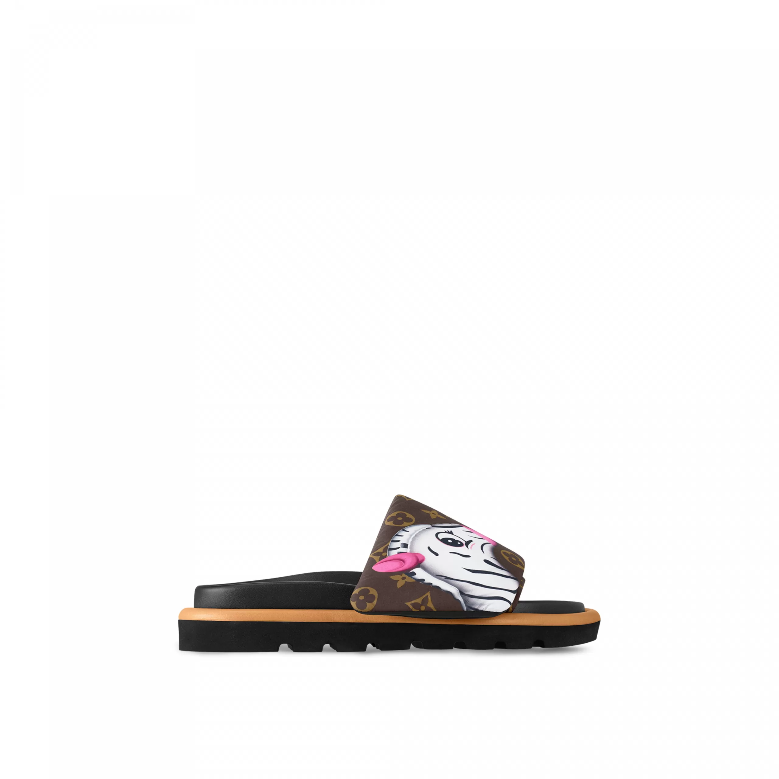 Mythick Louis Vuitton 1AD3AY Pool Pillow Flat Comfort Mule Monogram