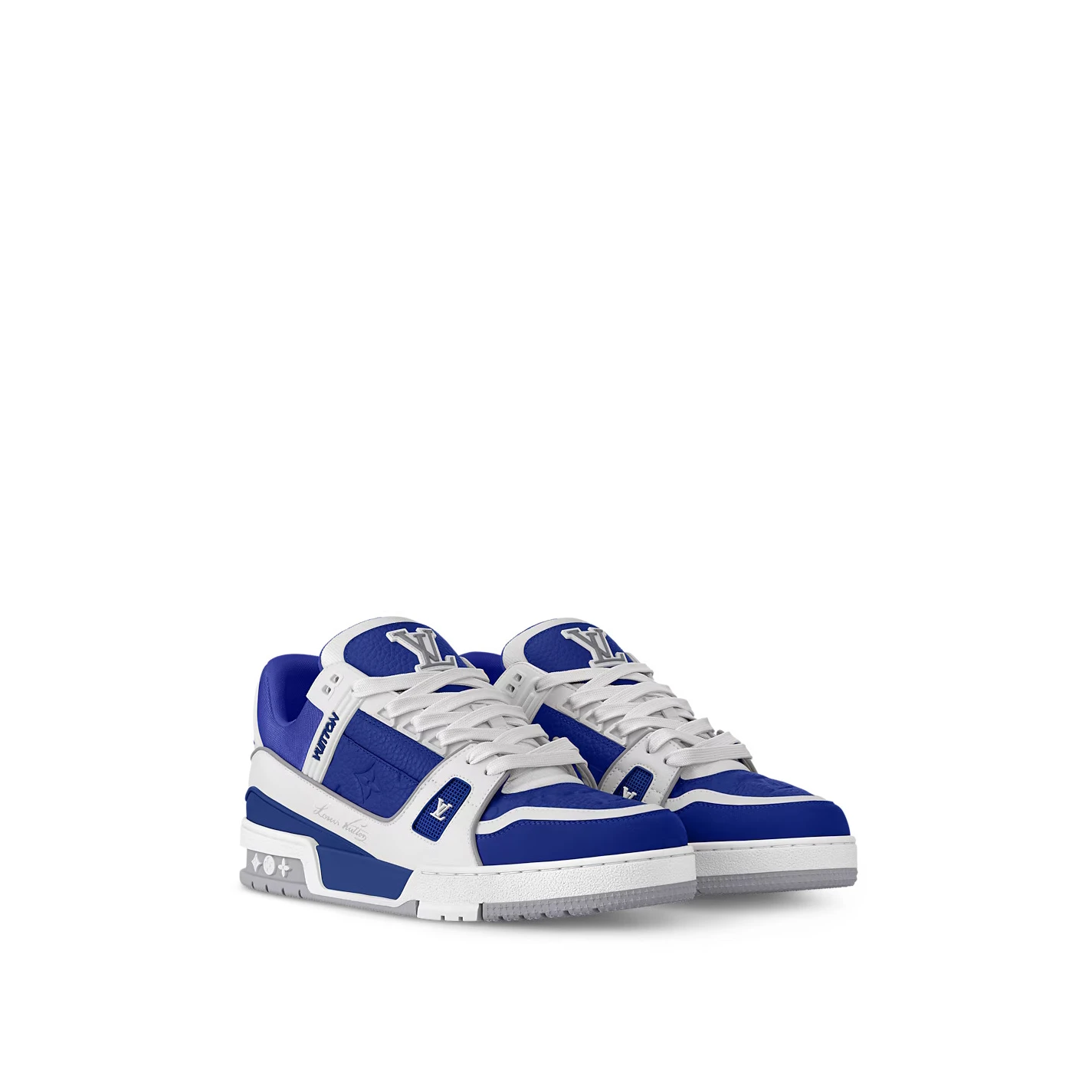 Replica bags lv Louis Vuitton 1ADHS2 LV Trainer Sneaker Gaston Blue