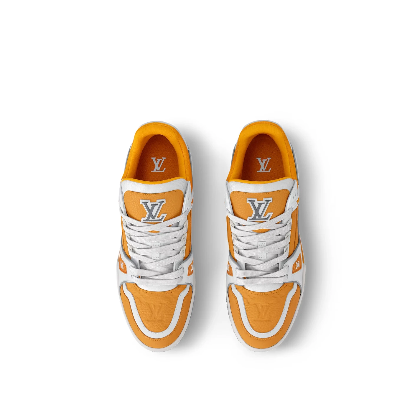 Lv belts replica Louis Vuitton 1ADHSM LV Trainer Sneaker Safran Yellow
