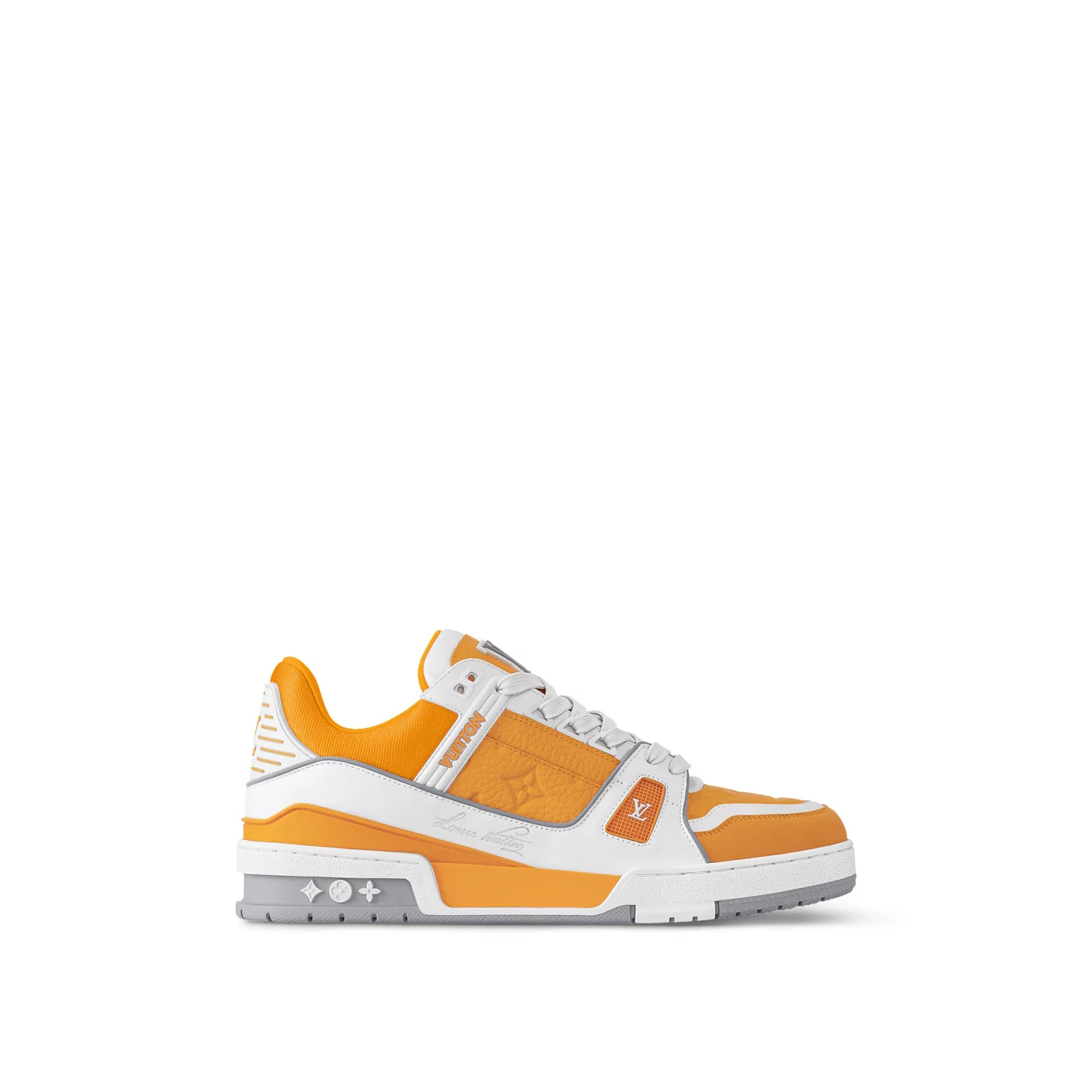 Louis Vuitton 1ADHSM LV Trainer Sneaker Safran Yellow